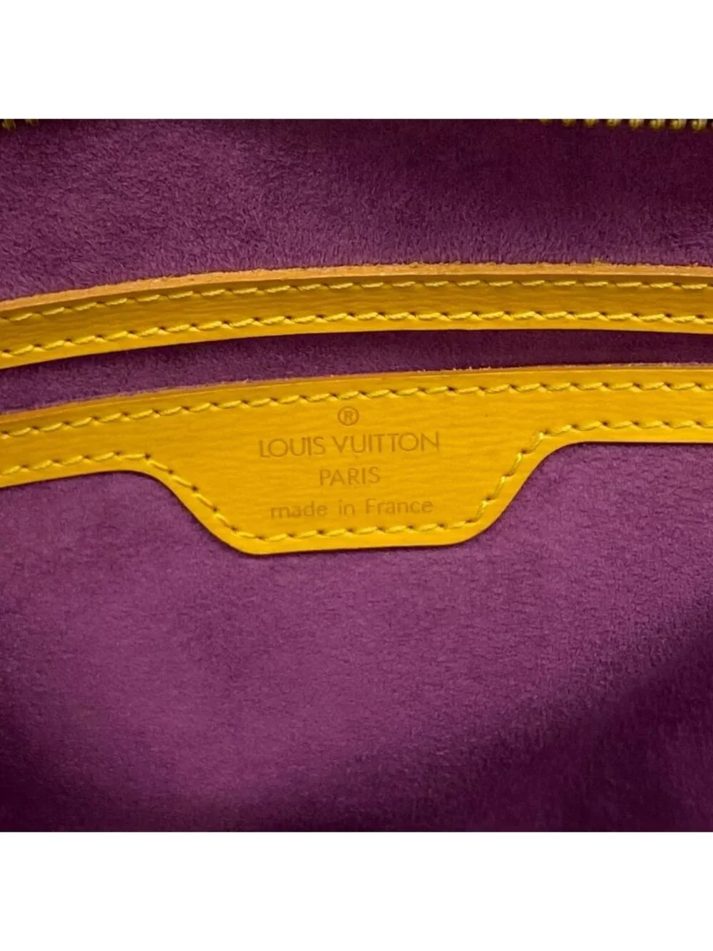 Louis Vuitton Handbag Epi Saint Jacques Jaune